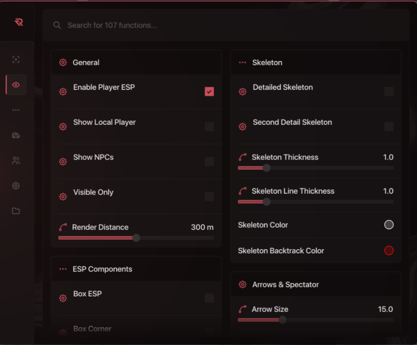 Rolex Menu Interface